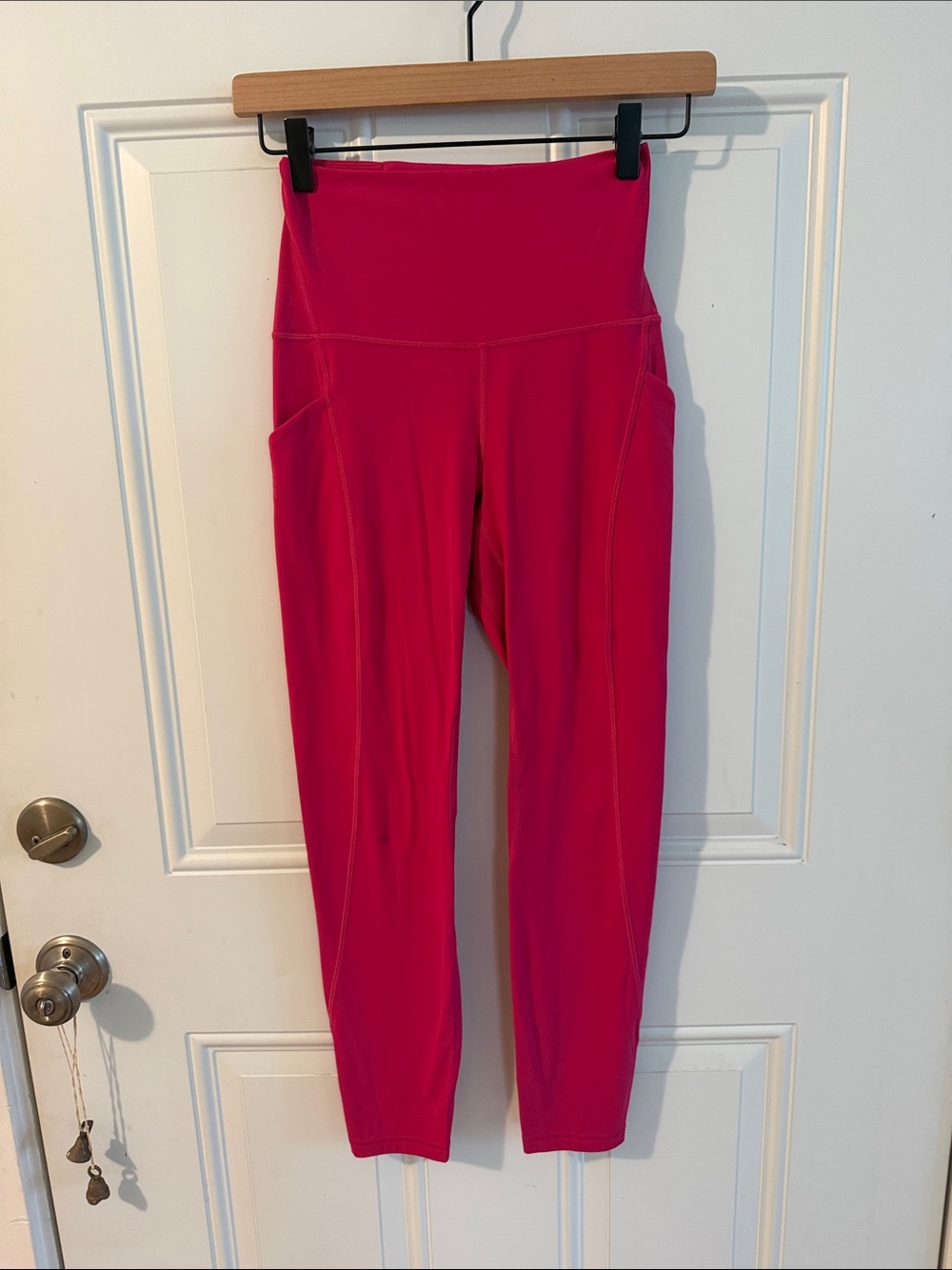 lululemon athletica Hot Pink High-Rise Pocket Leggings